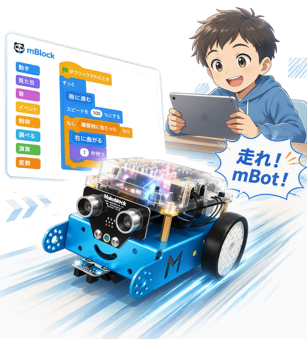 ロボット「mBot」を動かしてみよう！